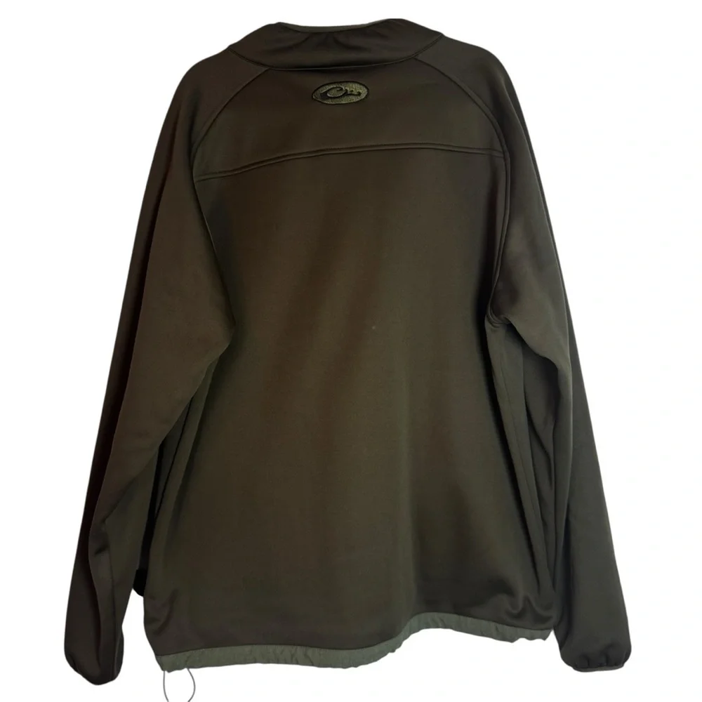 Drake Waterfowl Olive Green Quarter Zip XXL Pullover